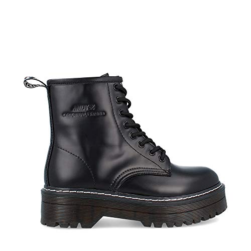 Bota Mujer Militar Negro (Negro, Medium, 37)…