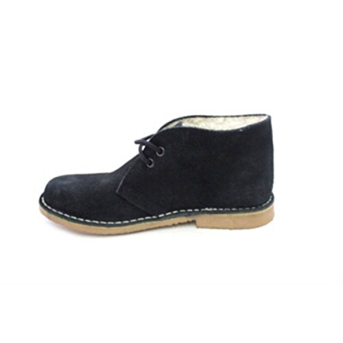 Bota Safari Puntera Ancha con Borreguillo Danka en Negro T1516 Talla 39