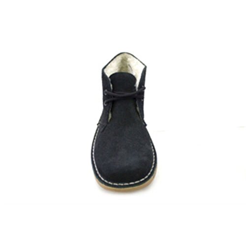 Bota Safari Puntera Ancha con Borreguillo Danka en Negro T1516 Talla 39