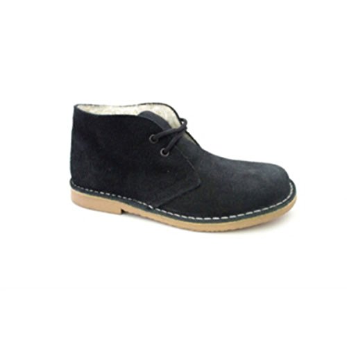Bota Safari Puntera Ancha con Borreguillo Danka en Negro T1516 Talla 39