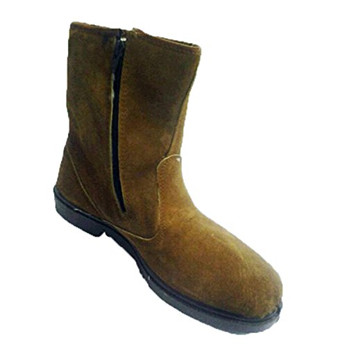 Bota Serraje Media caña con Cremallera Altureña en Camel Talla 43