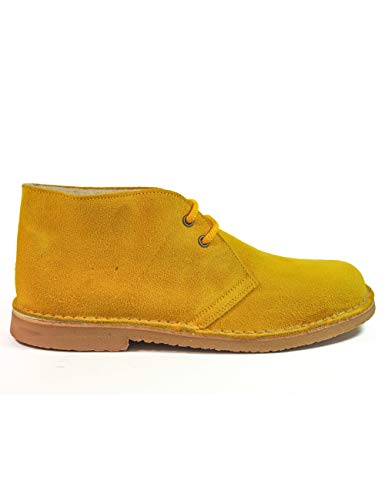 Botas Botines pisacacas pisamierdas Safari Amarillo Borreguito - Color - Amarillo, Talla - 35