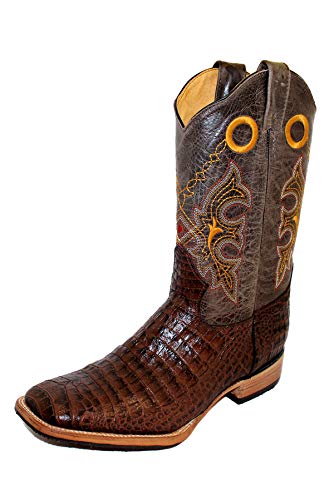 Botas Cowboy mexicanas de Piel para Hombre, Modelo Benito, 45