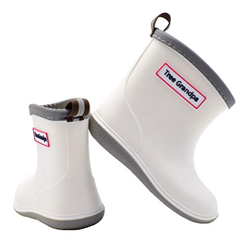 Botas de Agua Ninos Botas de Lluvia de Bebe Impermeable para Niñas Niños