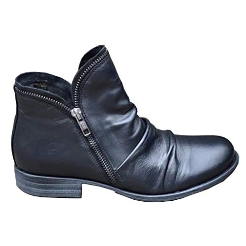 Botas de Combate Mujer Botas Mujer Invierno Forradas Cálidas Botines Ante Plataforma Zapatos Nieve Cómodos Casual