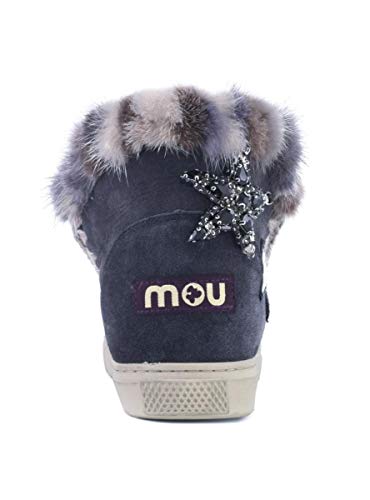 Botas Mou Eskimo Sneaker Stars & Mink Gris Mujer 39 OFFB