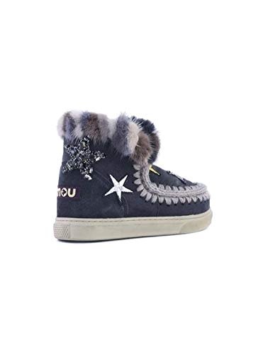 Botas Mou Eskimo Sneaker Stars & Mink Gris Mujer 39 OFFB