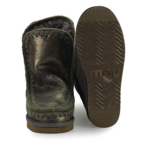 Botas Mou Eskimo Wedge Short Thunder Gris Mujer 39 THCHA