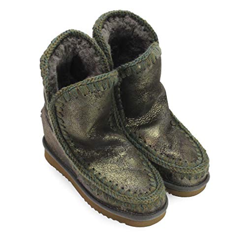 Botas Mou Eskimo Wedge Short Thunder Gris Mujer 39 THCHA