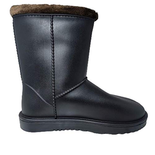 Botas Mujer Botines CON PELO Botas de Agua Mujer IMPERMEABLES Antideslizantes Ajustables Regalos Originales Para Mujer Zapatos de Trabajo Formal Botas Elegantes LIGERAS (num_39)