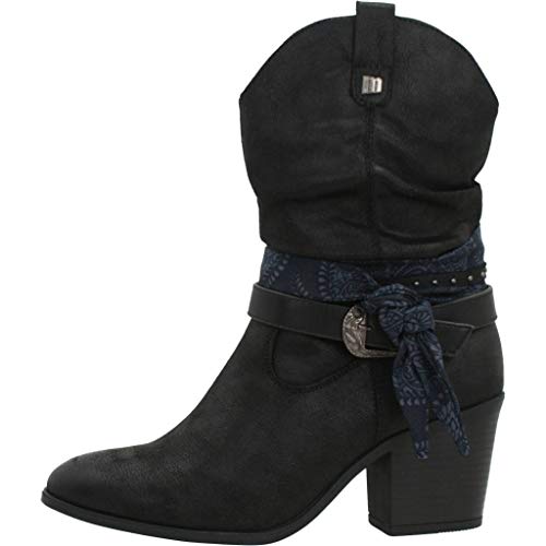 Botas Mujer MTNG | Botas New Palas 50275 | MTNG Mujer | Botas Casual | Cierre con Cremallera | 47284 | Negro | 37
