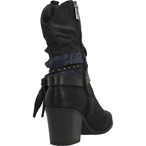 Botas Mujer MTNG | Botas New Palas 50275 | MTNG Mujer | Botas Casual | Cierre con Cremallera | 47284 | Negro | 37