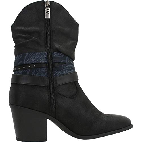 Botas Mujer MTNG | Botas New Palas 50275 | MTNG Mujer | Botas Casual | Cierre con Cremallera | 47284 | Negro | 38
