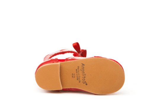 Botas Pascualas Charol-Napa para Niñas Todo Piel mod.1000. Calzado Infantil Made in Spain, Garantia de Calidad. (22, Rojo)
