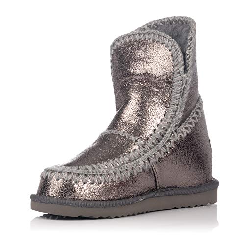 Botas Planas 58521 Mustang Plomo