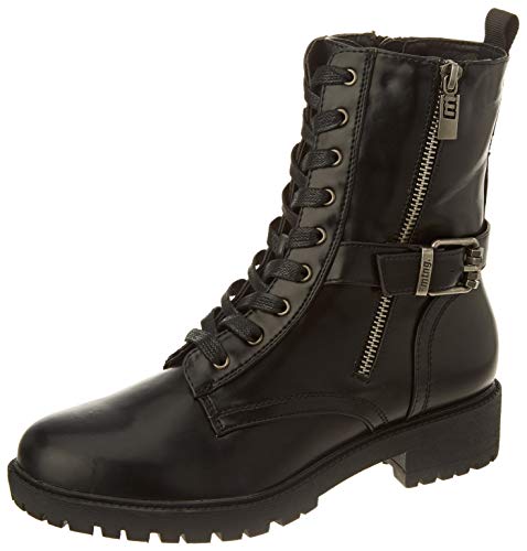 Botas Planas Mustang 50355 Negras