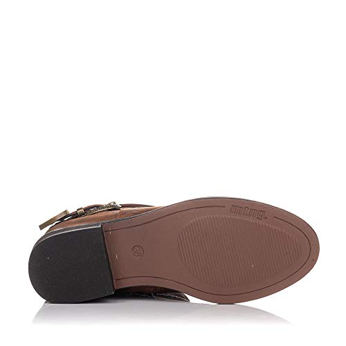 Botas Planas Mustang 58688 Cuero