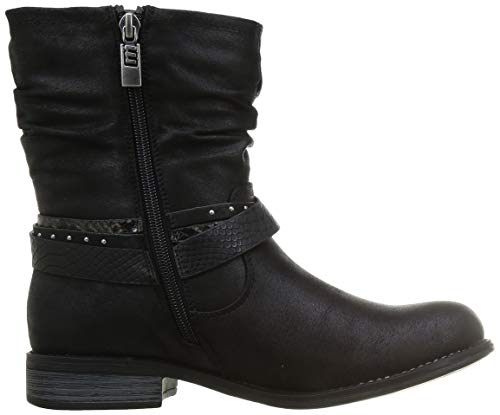 Botas Planas Mustang 58706 Negras