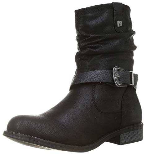 Botas Planas Mustang 58706 Negras