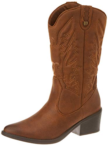 Botas Planas Mustang Lena 58694 Cuero