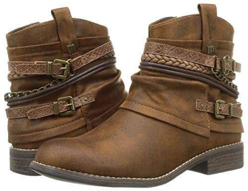 Botas Planas Mustang Persea 50265 Cuero