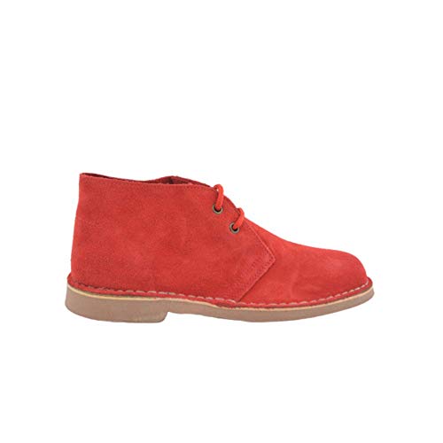 Botas Safari Piel Rojo Caramelo