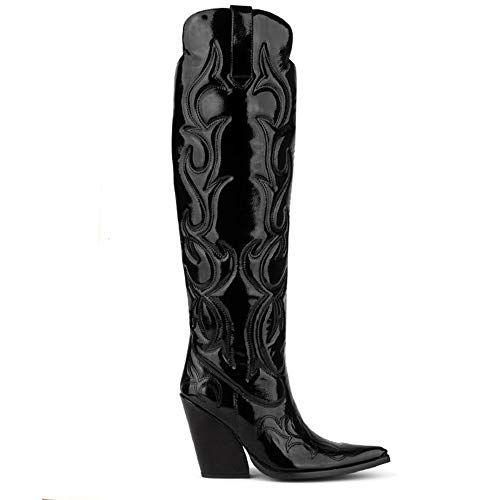 Botas texanas JEFFREY CAMPBELL Amigos Black (37 EU, Black)