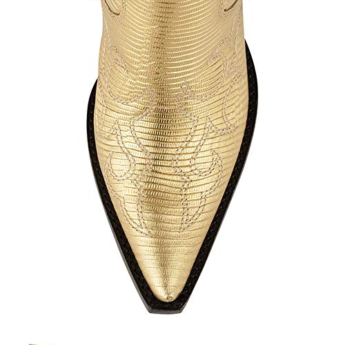 Botas texanas JEFFREY CAMPBELL Amigos Gold (37 EU, Gold)