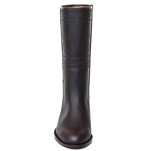 Botasvalverde - 600 - Bota Campero Clasico Castaña - Color : Marrón - Talla : 38