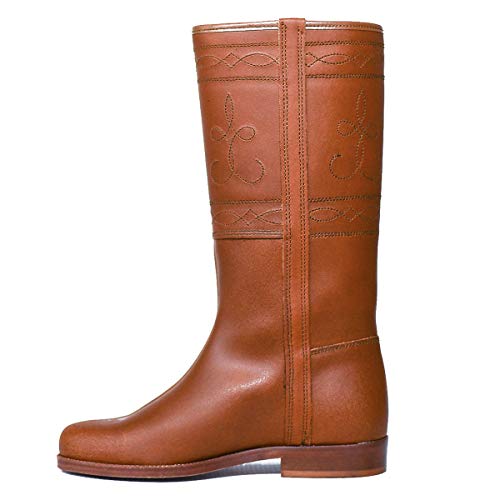 Botasvalverde - 600Nat - Bota Campero Clasico Natural - Color : Marrón - Talla : 42