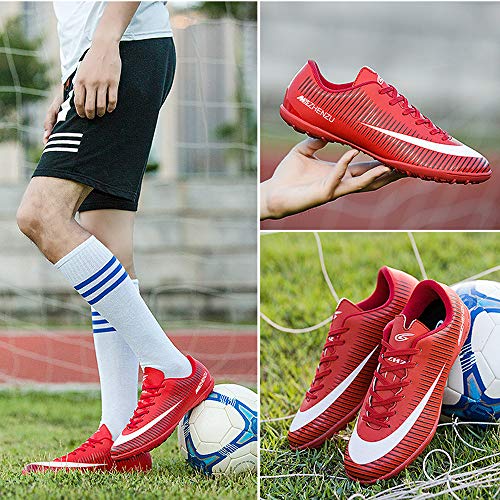 BOTEMAN Zapatillas de Fútbol Hombre Profesionales Zapatos de fútbol Spike Aire Libre Atletismo Zapatos de Entrenamiento Botas de Fútbol Juvenil