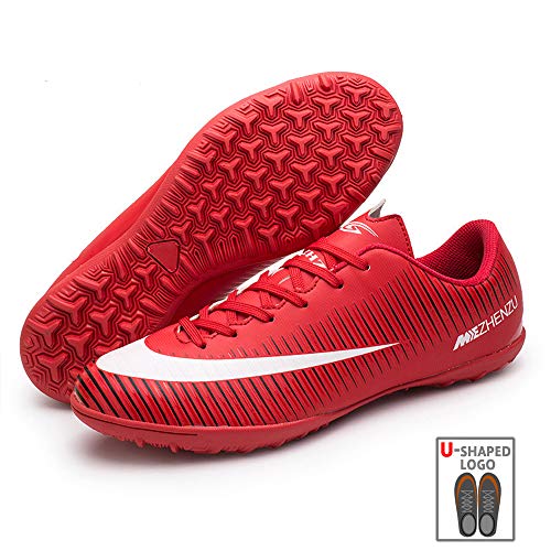 BOTEMAN Zapatillas de Fútbol Hombre Profesionales Zapatos de fútbol Spike Aire Libre Atletismo Zapatos de Entrenamiento Botas de Fútbol Juvenil