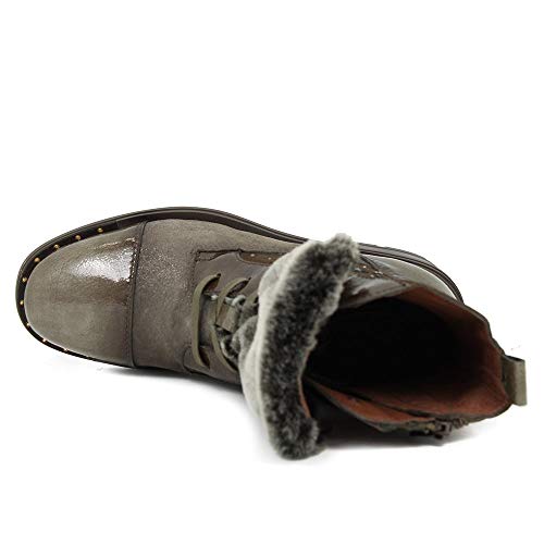 Botín HISPANITAS Mujer Piel Marrón Cordón HI87727 38 marrón