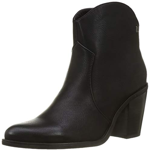 Botines de tacón Mustang Lambra 50187 Negros - Talla: 37 genero: Mujer