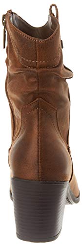 Botines de tacón Mustang New Palas 50276 Cuero