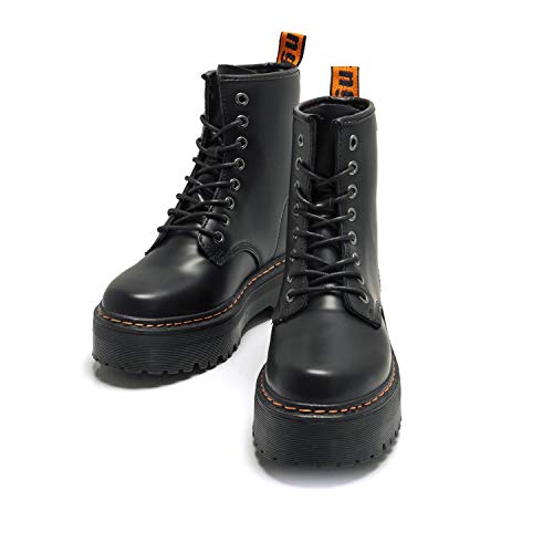 Botines Mujer MTNG | Botines STIRM 58158 | MTNG Mujer | Botines Casual | Cierre con Cordones | 47475 | Negro | 39