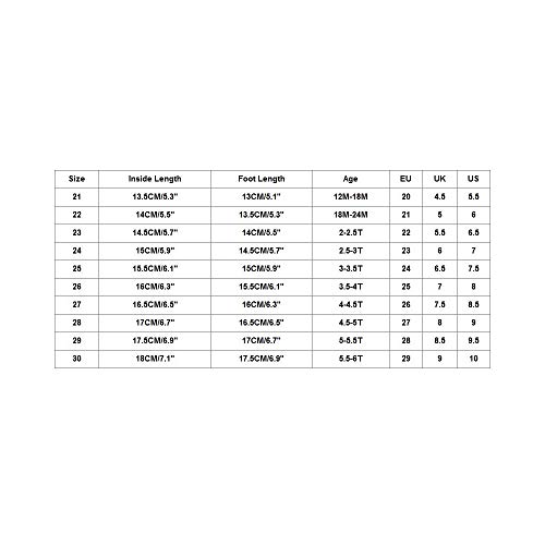 Botines Niña de Cordones Acogedor Botas de Nieve de Niñas Botas de Martin Estilo Británico Zapatos de Bebé Invierno de Algodón Botines Infantiles Estilo Simple (23)