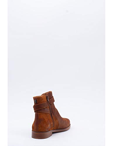 Botines Salsa Cuero Marrón 37 marrón