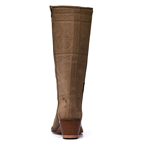 Botosvalverde 220 Boca rociera campera Color Arena tacón Alto de Valverde del Camino (37)