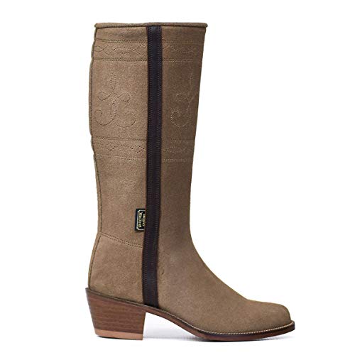 Botosvalverde 220 Boca rociera campera Color Arena tacón Alto de Valverde del Camino (37)