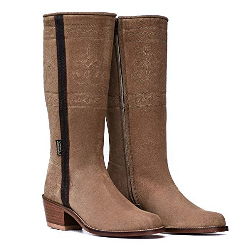 Botosvalverde 220 Boca rociera campera Color Arena tacón Alto de Valverde del Camino (37)