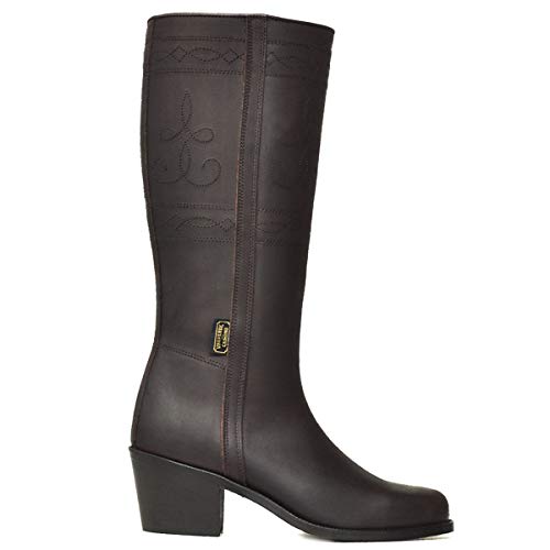 Botosvalverde 220 Boca rociera campera Color marrón tacón Alto de Valverde del Camino (40)