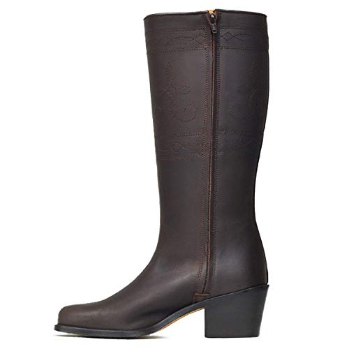 Botosvalverde 220 Boca rociera campera Color marrón tacón Alto de Valverde del Camino (40)