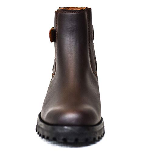 Botosvalverde - 515Pm - Bota Moldeada Hebilla y Piso Montaña - Color : Marrón - Talla : 44