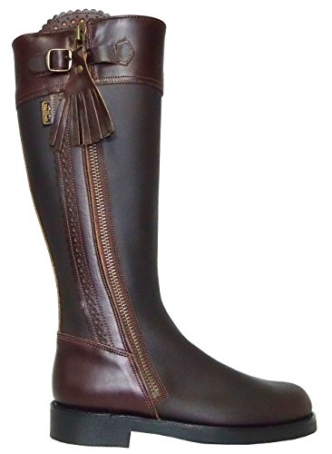 Botosvalverde - 746Fr - Bota Hip. Piso Liso - Color : Marrón - Talla : 44