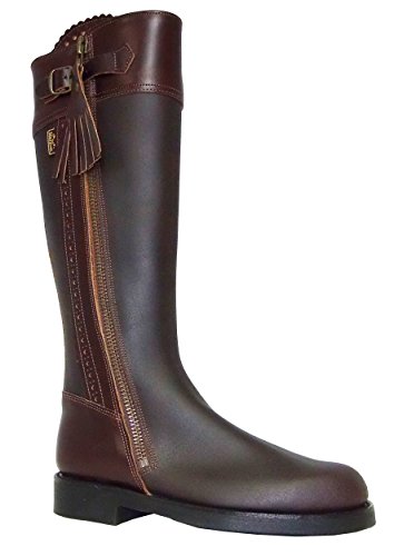 Botosvalverde - 746Fr - Bota Hip. Piso Liso - Color : Marrón - Talla : 44