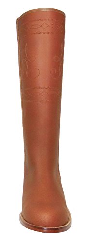 Botosvalverde.es 220 Bota rociera campera Color Natural tacón Alto de Valverde del Camino (37)