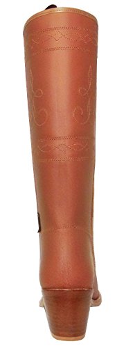 Botosvalverde.es 220 Bota rociera campera Color Natural tacón Alto de Valverde del Camino (37)