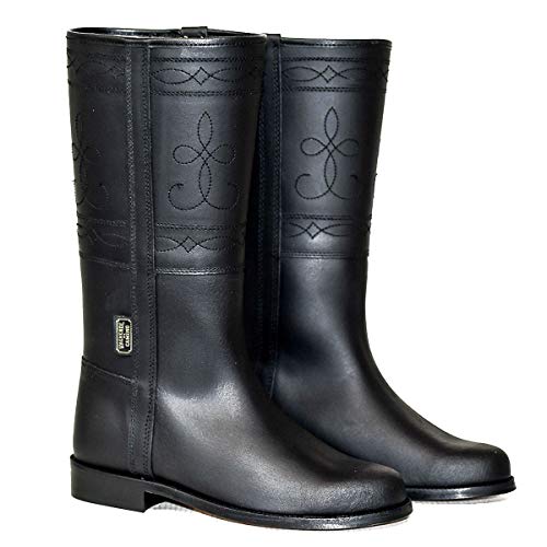 Botosvalverde.es 600 Bota campera clásica Color Negro de Valverde del Camino (38)