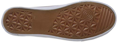 BRANDELIA Canvas de Lona Estilo Casual y Deportivo Zapatillas Unisex, Blanco, 42 EU
